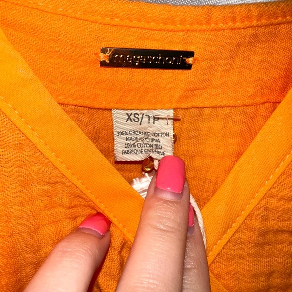 Midi Orange Sundress with Pockets - NWT - Picture 6 of 9